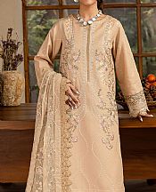 Marjjan Tan Lawn Suit- Pakistani Lawn Dress