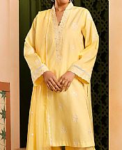 Marjjan Yellow Lawn Suit- Pakistani Designer Lawn Suits
