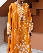 Marjjan Mustard Lawn Suit- Pakistani Lawn Dress