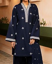 Marjjan Navy Blue Lawn Suit- Pakistani Lawn Dress