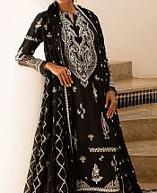 Marjjan Black Lawn Suit- Pakistani Lawn Dress