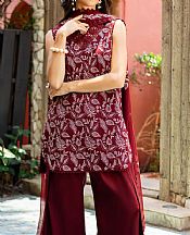 Maroon Lawn Suit