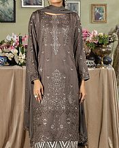 Marjjan Dark Gray Linen Suit- Pakistani Winter Dress