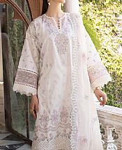 Marjjan White Lawn Suit- Pakistani Lawn Dress