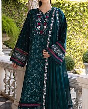 Marjjan Teal Lawn Suit- Pakistani Lawn Dress