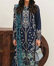 Marjjan Navy Blue Lawn Suit- Pakistani Lawn Dress