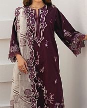 Marjjan Magenta Lawn Suit- Pakistani Lawn Dress