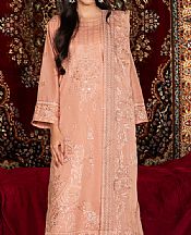 Peach Lawn Suit
