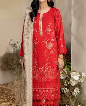 Ruby Red Viscose Suit