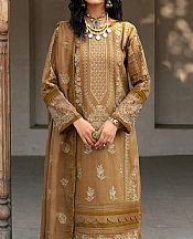 Marjjan Light Brown Viscose Suit- Pakistani Winter Dress