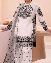 Marjjan Off-white Karandi Suit- Pakistani Winter Dress