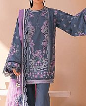 Marjjan Cadet Grey Karandi Suit- Pakistani Winter Dress