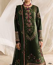Marjjan Lunar Green Karandi Suit- Pakistani Winter Dress