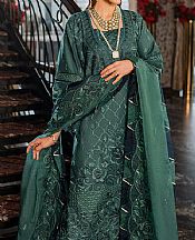 Marjjan Green Lawn Suit- Pakistani Lawn Dress