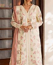 Marjjan Off-white Khaddar Suit- Pakistani Winter Clothing