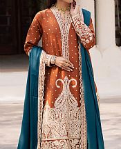 Marjjan Brown Khaddar Suit- Pakistani Winter Dress