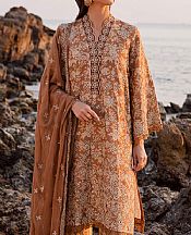 Marjjan Almond Lawn Suit- Pakistani Lawn Dress