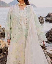Marjjan Mint Green Lawn Suit- Pakistani Lawn Dress