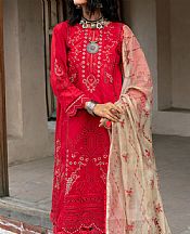 Marjjan Cardinal Viscose Suit- Pakistani Winter Clothing