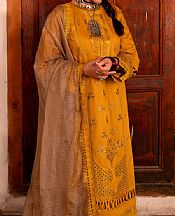 Marjjan Pumpkin Orange Viscose Suit- Pakistani Winter Dress