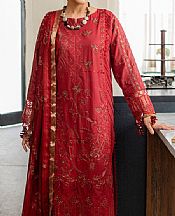 Marjjan Brick Red Karandi Suit