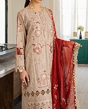 Beige Karandi Suit