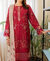 Red Karandi Suit
