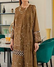 Marjjan Brown Karandi Suit- Pakistani Winter Dress