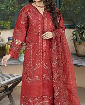 Red Karandi Suit