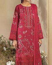 Marjjan Neon Red Karandi Suit- Pakistani Winter Clothing