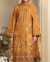 Marjjan Orange Karandi Suit- Pakistani Winter Dress