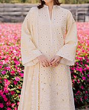 Marjjan Ivory Lawn Suit- Pakistani Lawn Dress