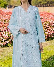Marjjan Turquoise Lawn Suit- Pakistani Designer Lawn Suits
