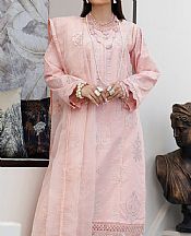 Marjjan Baby Pink Lawn Suit- Pakistani Designer Lawn Suits