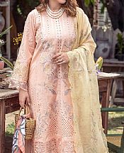 Marjjan Dust Pink Lawn Suit- Pakistani Designer Lawn Suits