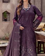 Marjjan Purple Lawn Suit- Pakistani Lawn Dress