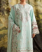 Marjjan Turquoise Lawn Suit- Pakistani Lawn Dress