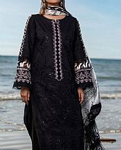 Marjjan Black Lawn Suit- Pakistani Lawn Dress