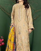 Beiger Wool Suit- Pakistani Winter Clothing