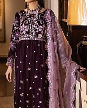 Egg Plant Velvet Suit- Pakistani Winter Clothing