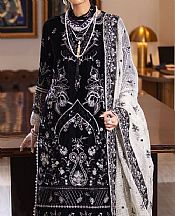 Marjjan Black Velvet Suit- Pakistani Winter Dress