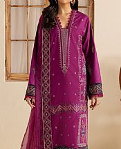 Marjjan Dark Raspberry Lawn Suit- Pakistani Designer Lawn Suits