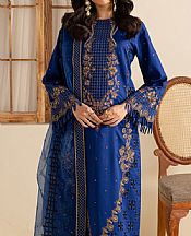 Marjjan Dark Blue Lawn Suit- Pakistani Designer Lawn Suits