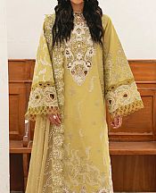 Marjjan Lime Green Lawn Suit- Pakistani Designer Lawn Suits