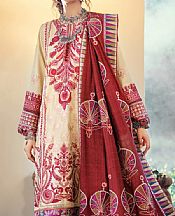 Ivory Khaddar Suit- Pakistani Winter Clothing