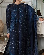 Navy Blue Khaddar Suit