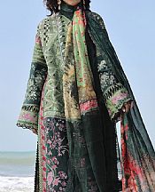 Maryam Hussain Sage Green Lawn Suit- Pakistani Designer Lawn Suits