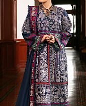 Navy Blue Khaddar Suit