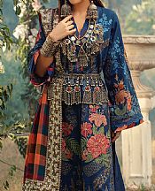 Navy Blue Khaddar Suit