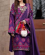 Plum Purple Khaddar Suit